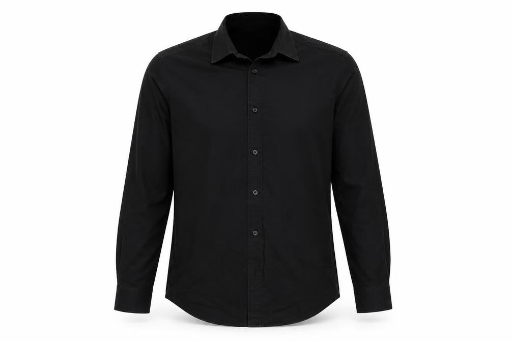 Taylor & Wright Mens Black    Button-Up Size 15