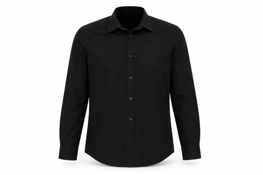 Taylor & Wright Mens Black    Button-Up Size 15