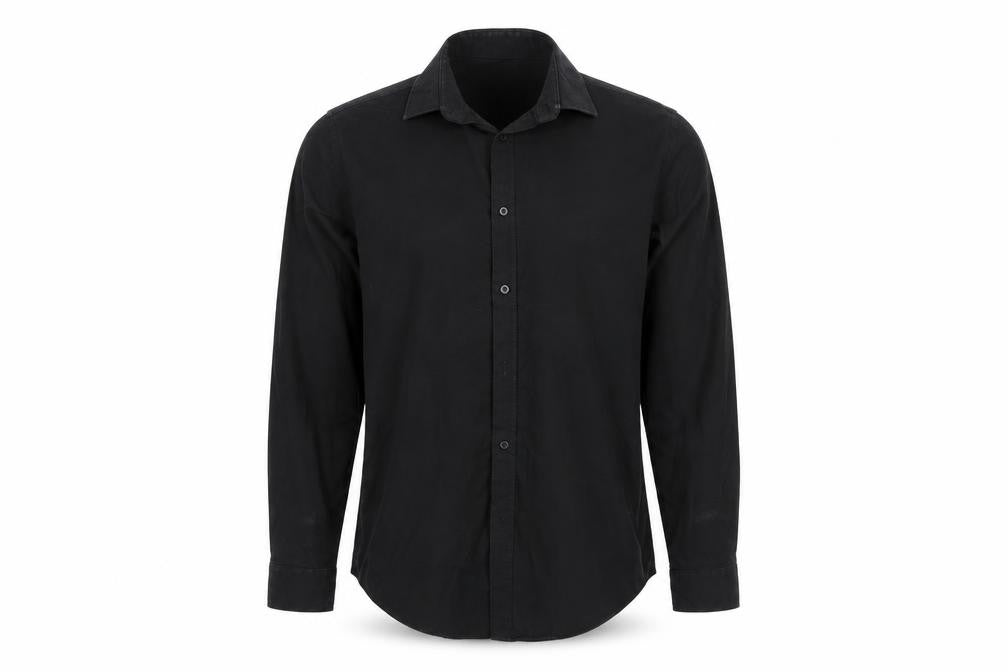 Taylor & Wright Mens Black    Button-Up Size 15
