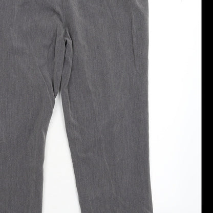 Vida Vi Womens Grey   Trousers  Size 14 L26 in