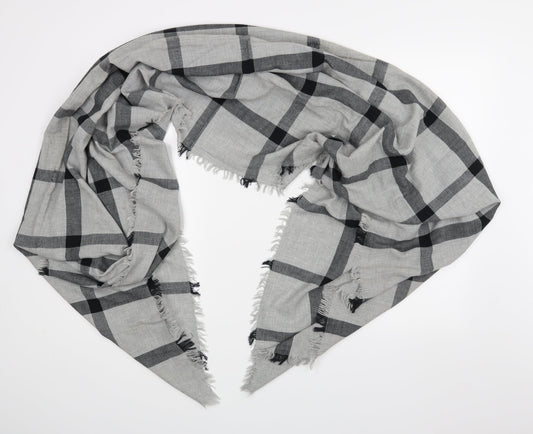 Preworn Unisex Beige Check   Scarf