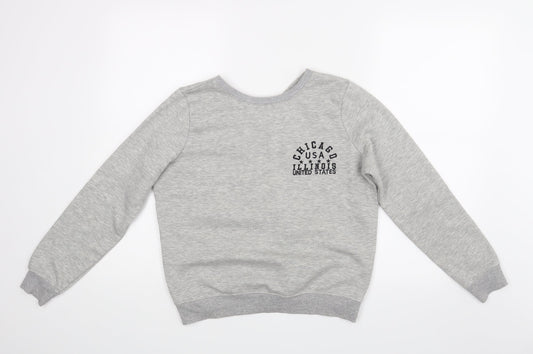 New Look Girls Grey   Pullover Jumper Size 12-13 Years