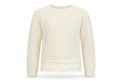 F&F Girls White   Pullover Jumper Size 12-13 Years