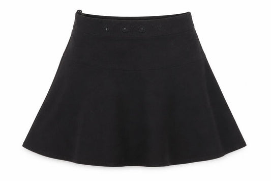 George Girls Black   Skater Skirt Size 7-8 Years