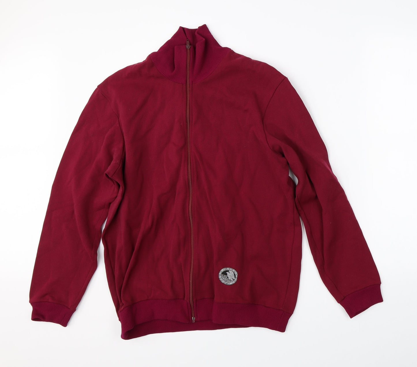 Preworn Mens Red   Full Zip Jumper Size S