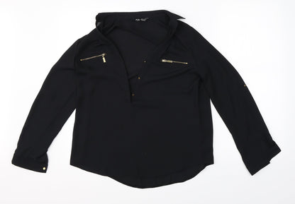 Select Womens Black   Basic Blouse Size 6
