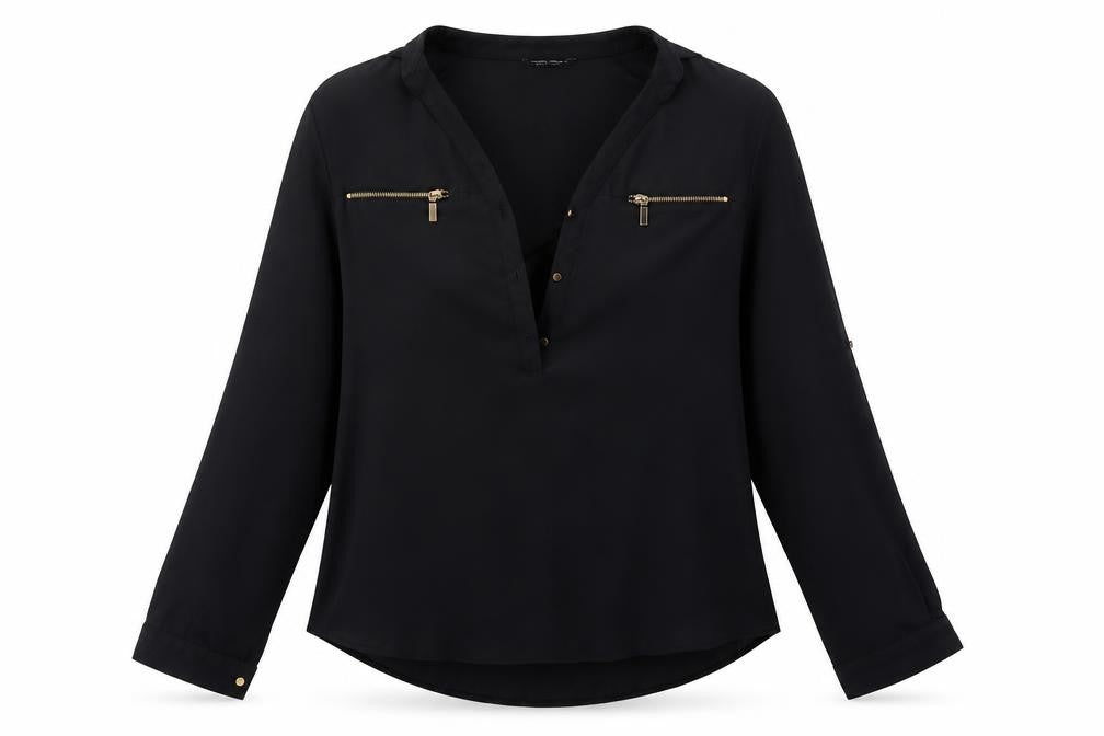 Select Womens Black   Basic Blouse Size 6