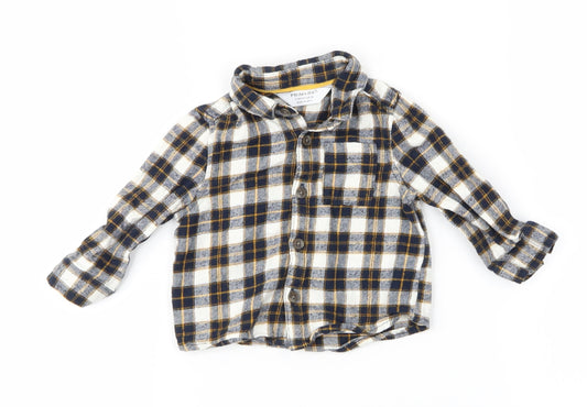 Primark Boys Multicoloured Check  Basic Button-Up Size 3-6 Months