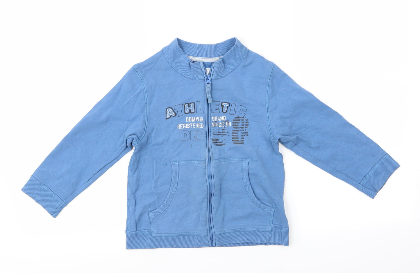 DOMYOS Boys Blue   Full Zip Sweatshirt