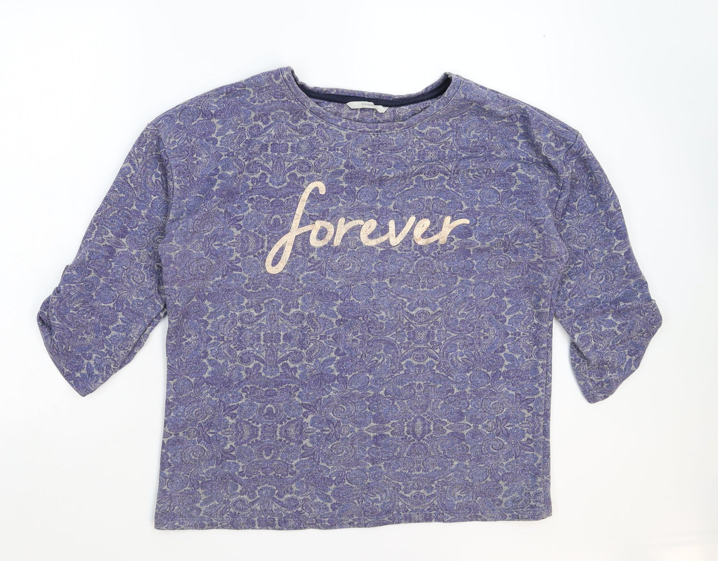 George Womens Multicoloured   Pullover Sweatshirt Size 14
