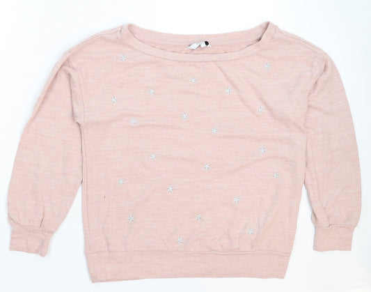 NEXT Womens Pink  Knit Pullover Jumper Size 12