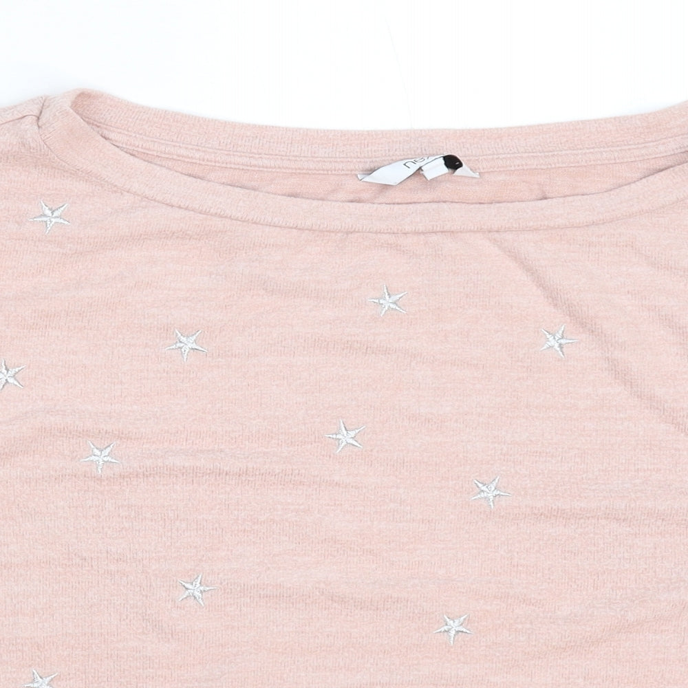 NEXT Womens Pink  Knit Pullover Jumper Size 12