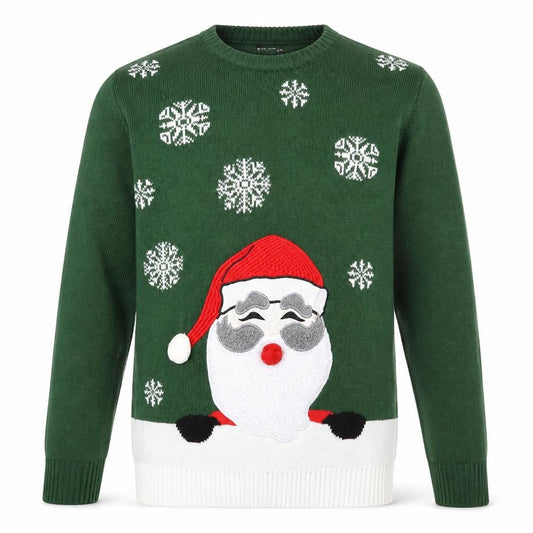 Avenue Mens Multicoloured  Knit Pullover Jumper Size S  - Christmas