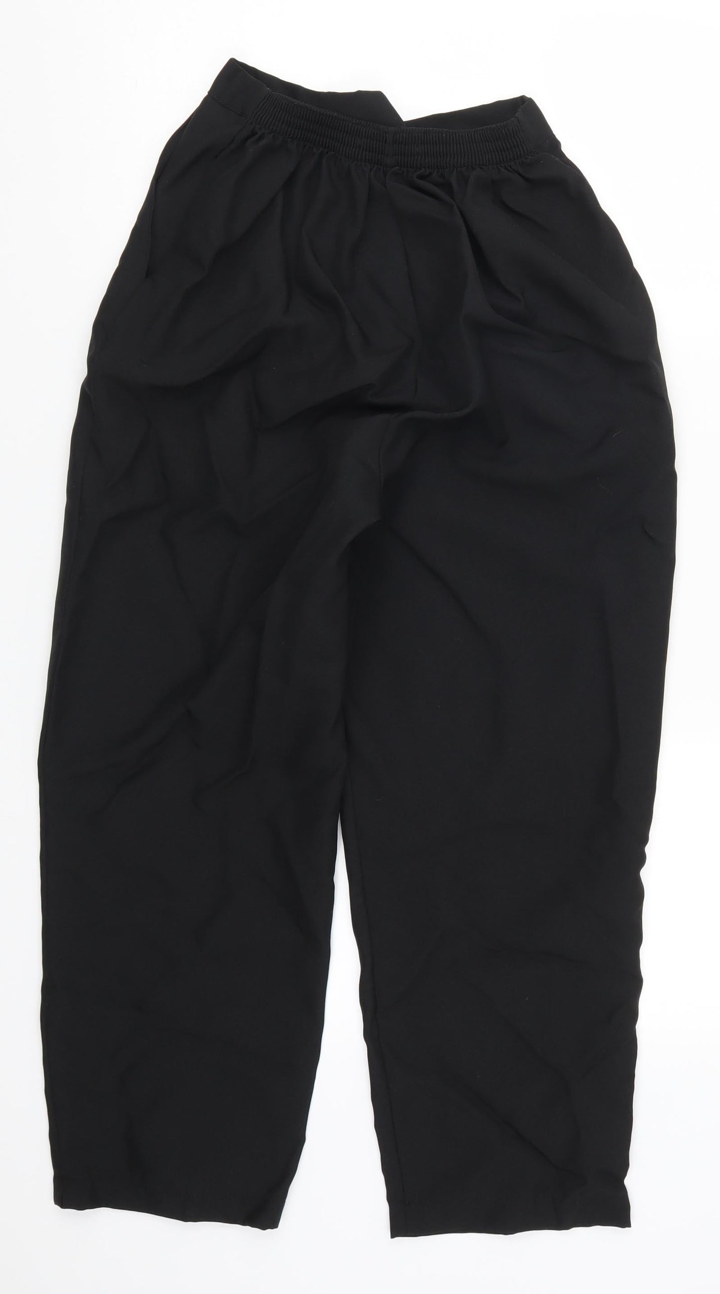 Preworn Womens Black   Cropped Trousers Size 24 in L24 in