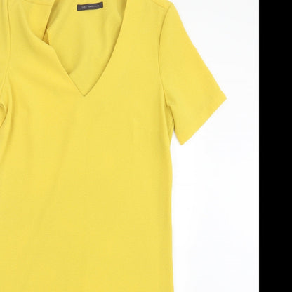 Marks & Spencer Womens Yellow   Mini  Size 8