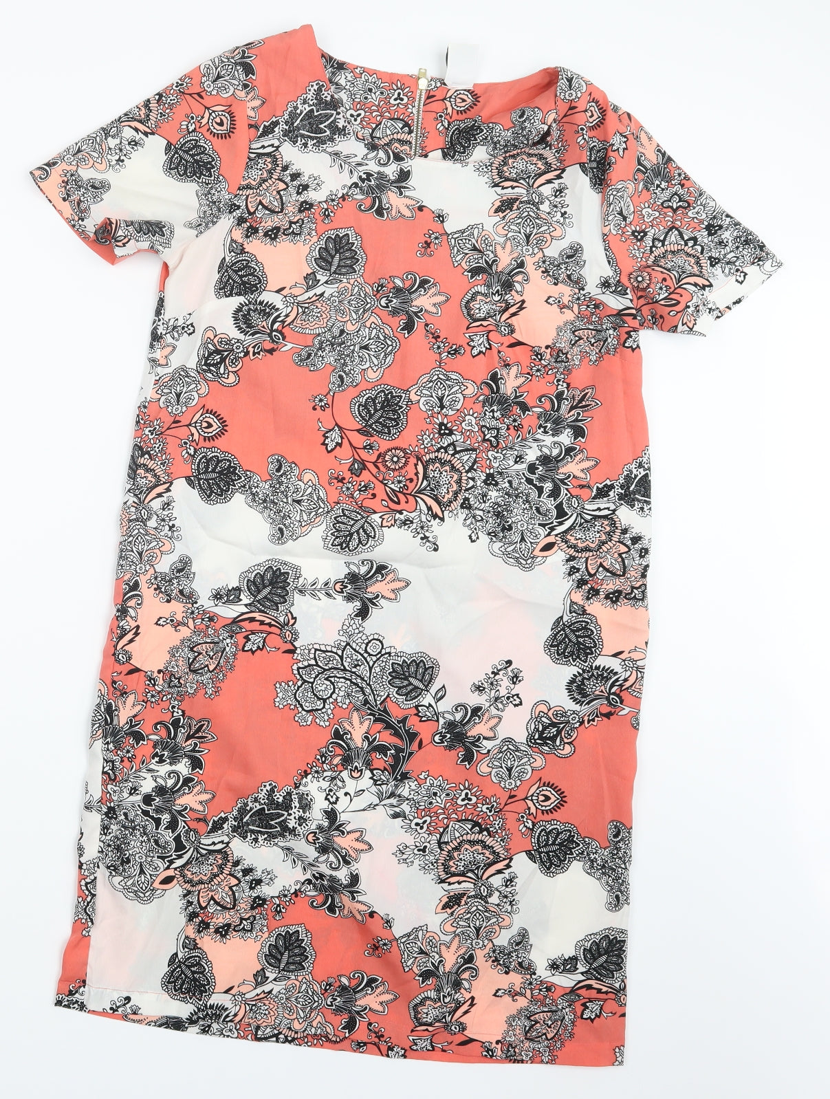 VERO MODA Womens Pink Geometric  Basic T-Shirt Size S