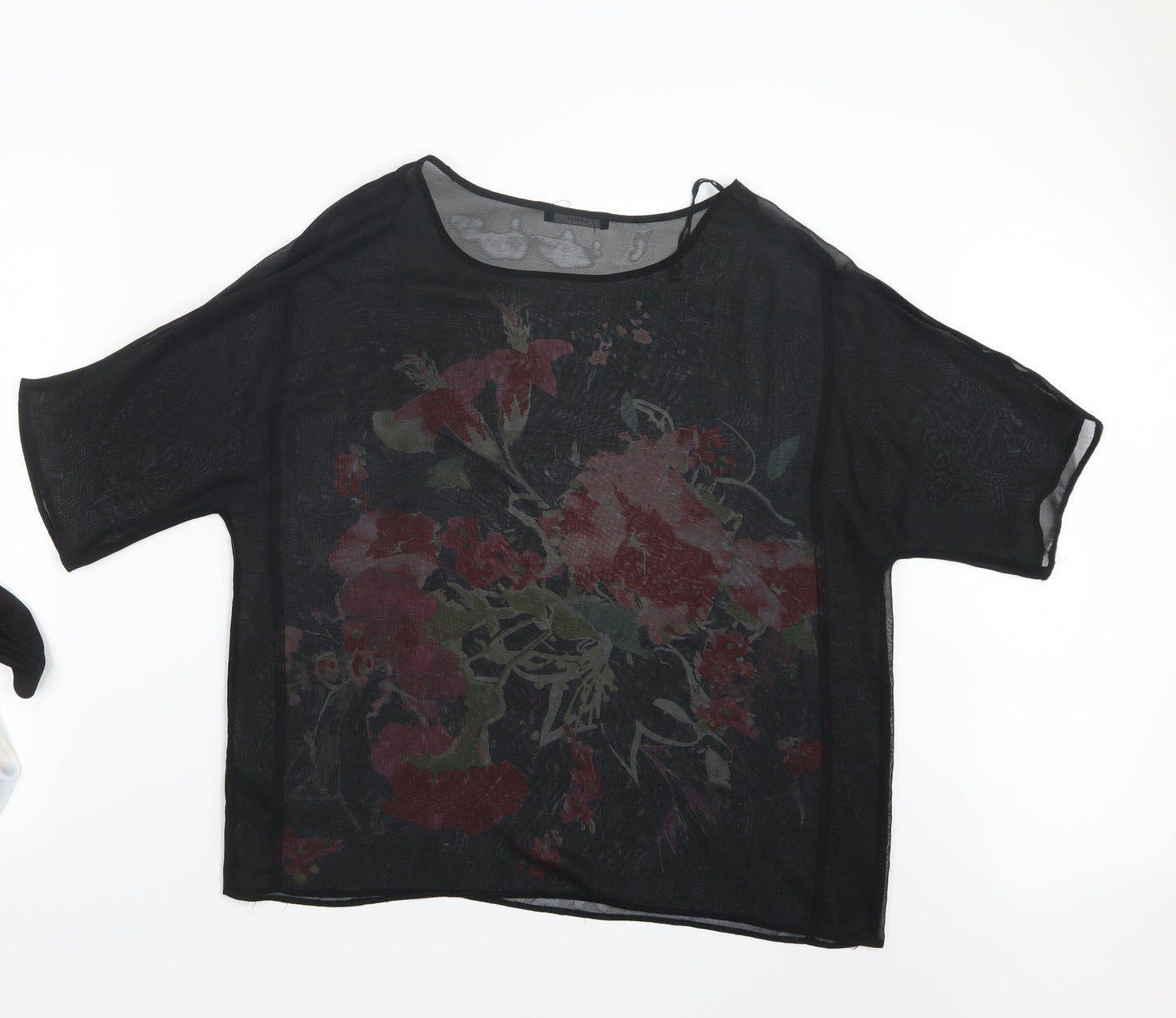 George Womens Black   Basic Blouse Size 12