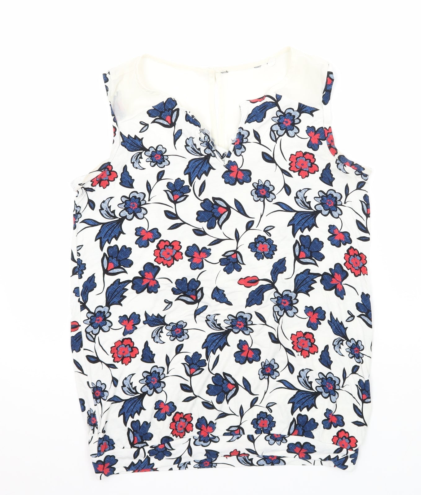 NEXT Womens Multicoloured Floral Jersey Basic T-Shirt Size 10