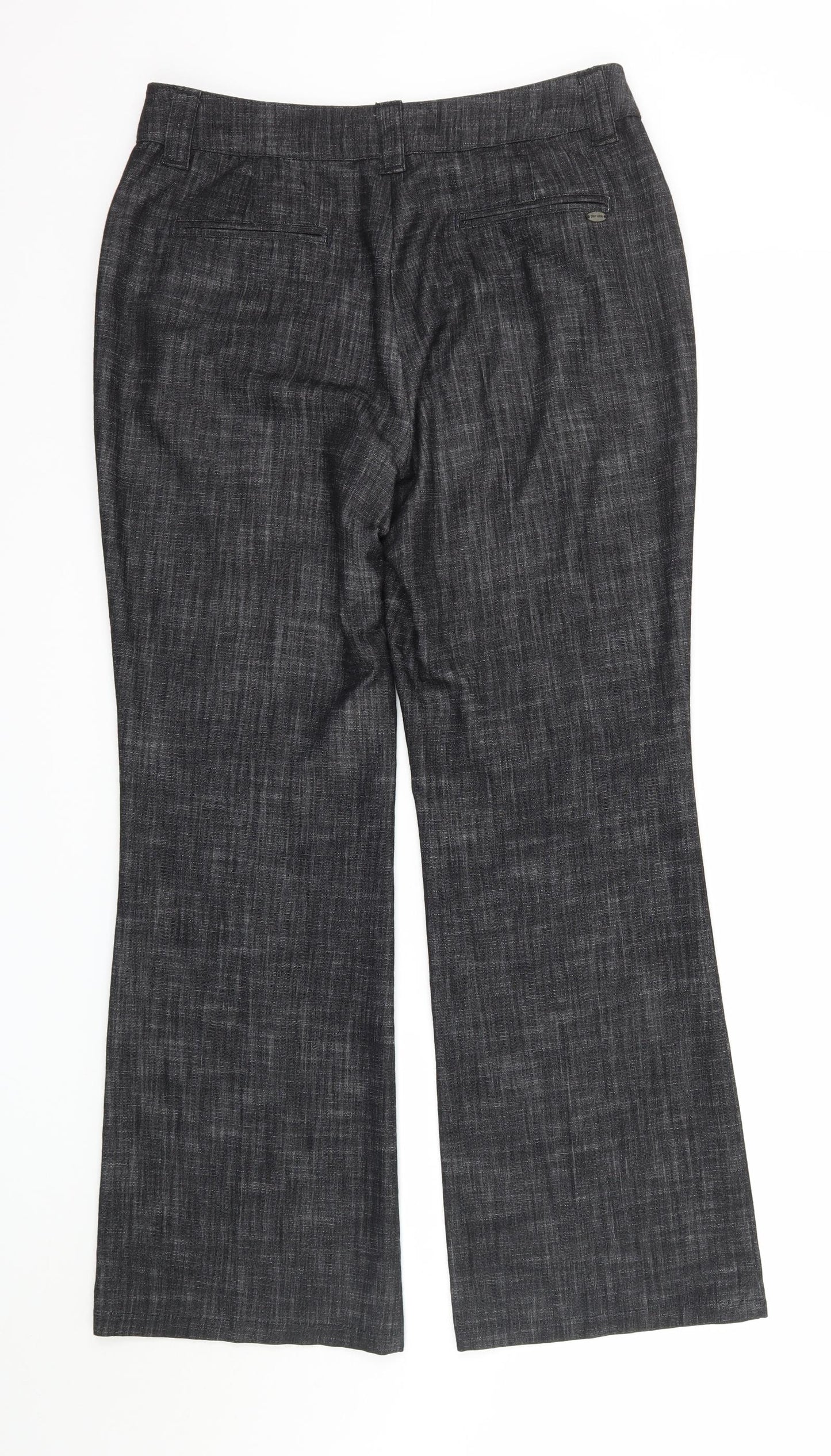 Per Una Womens Black   Trousers  Size 10 L28 in