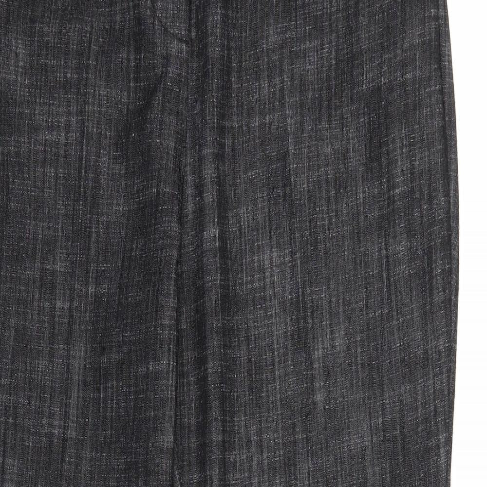 Per Una Womens Black   Trousers  Size 10 L28 in