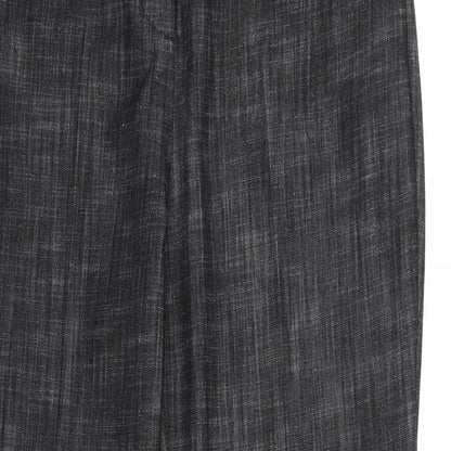 Per Una Womens Black   Trousers  Size 10 L28 in