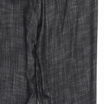 Per Una Womens Black   Trousers  Size 10 L28 in