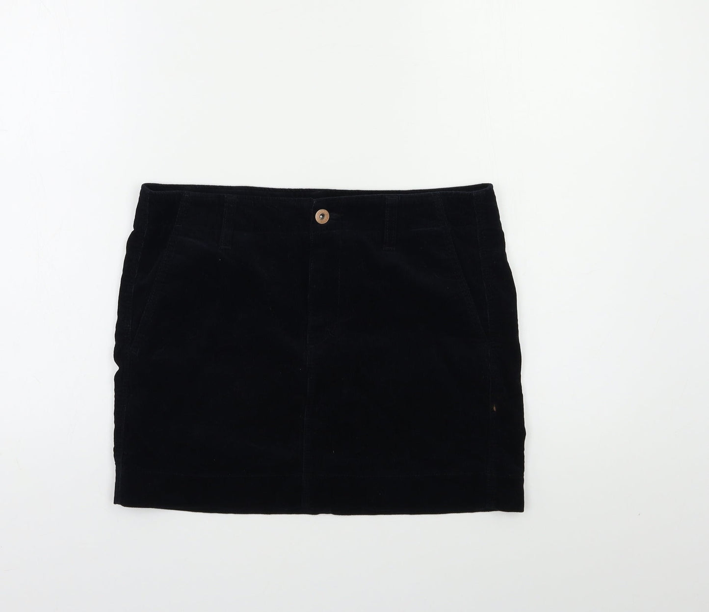 Uniqlo Womens Blue  Corduroy Mini Skirt Size 26 in