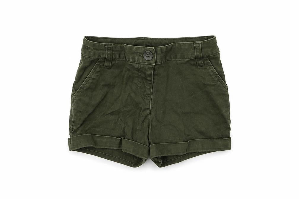 NEXT Girls Green Batik  Cargo Shorts Size 4 Years
