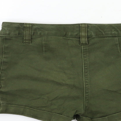 Next Girls Green Batik  Cargo Shorts Size 4 Years