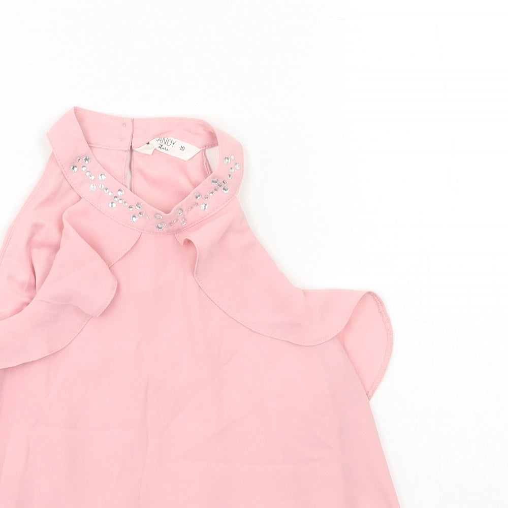 Candy Girls Pink   Basic T-Shirt Size 10 Years