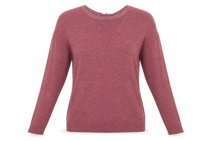 Next Womens Pink  Knit Pullover Jumper Size 10