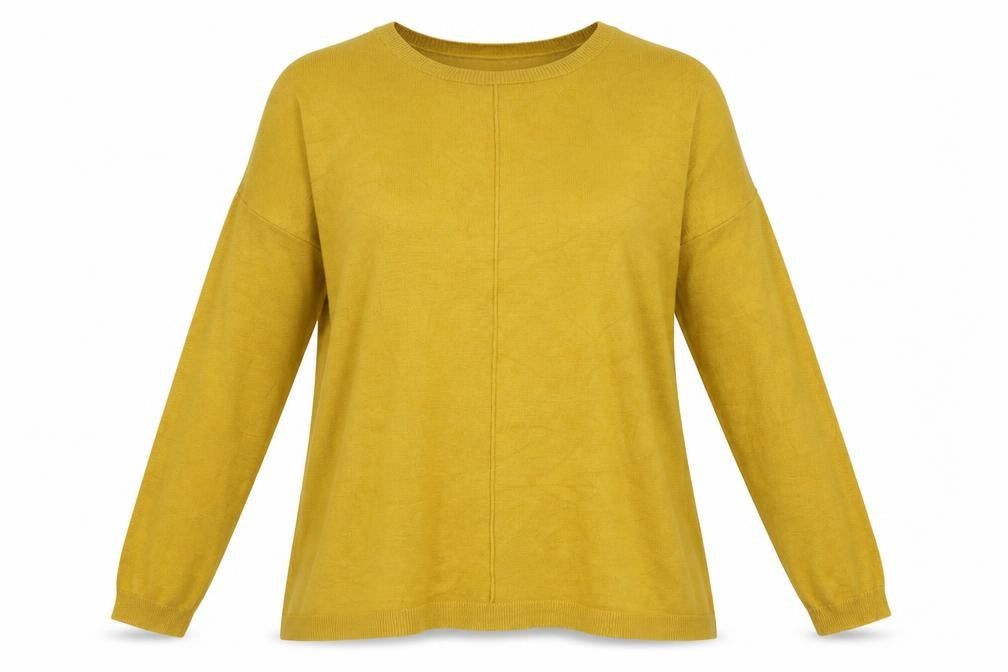 Atmosphere Womens Yellow  Knit Pullover Jumper Size 12