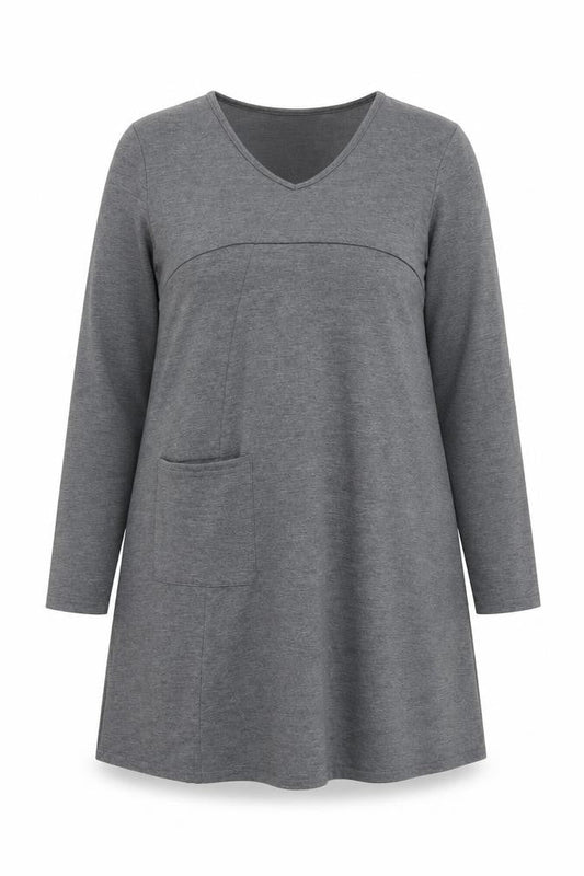zanza Womens Grey   T-Shirt Dress  Size XL