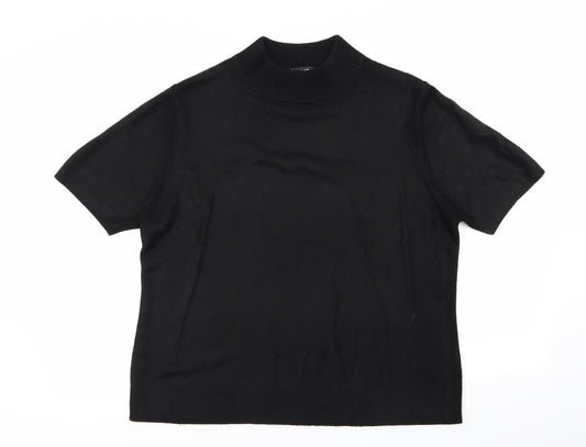 Alexandra Womens Black   Pullover Jumper Size L