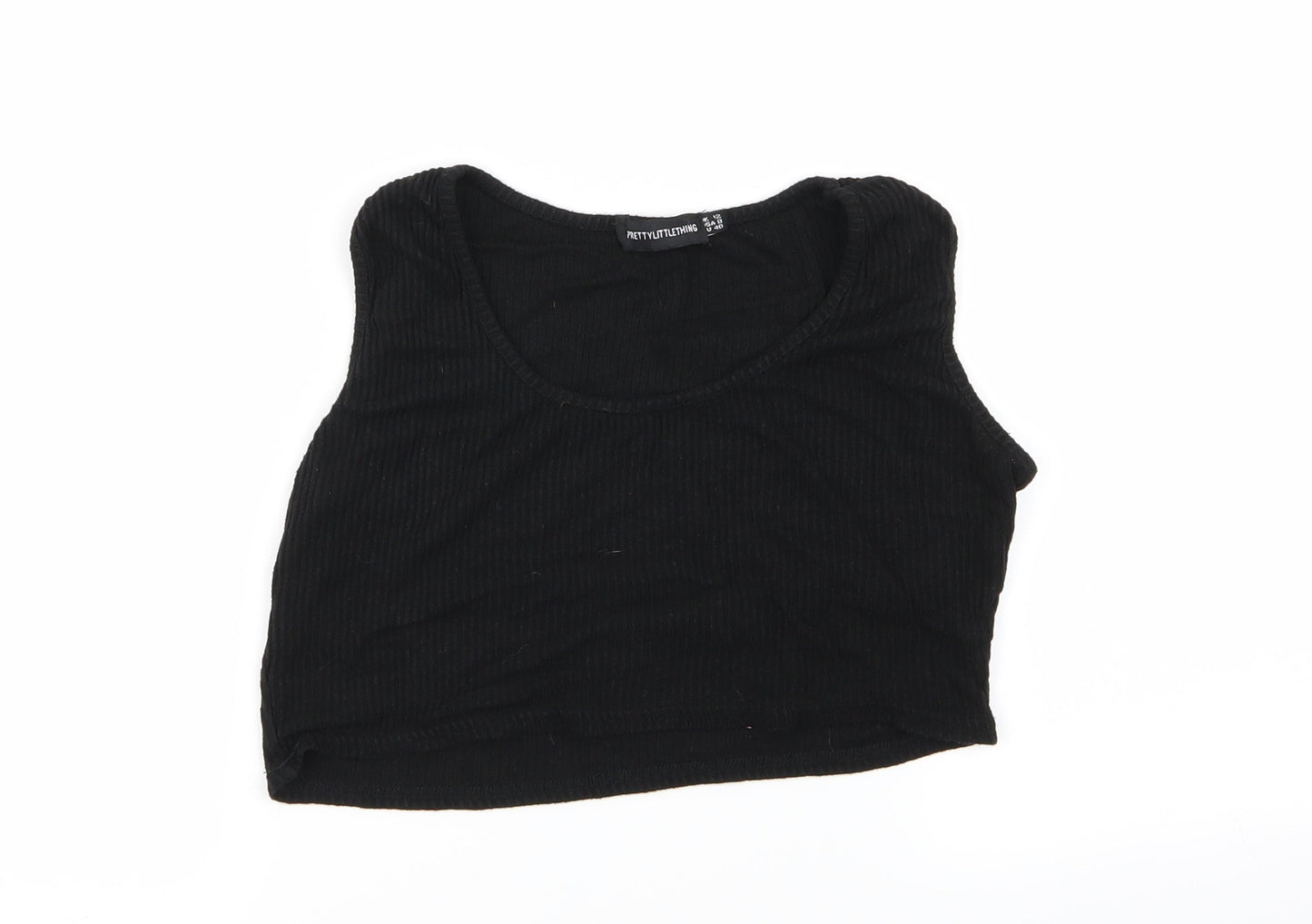 PLT Womens Black   Basic Tank Size 12