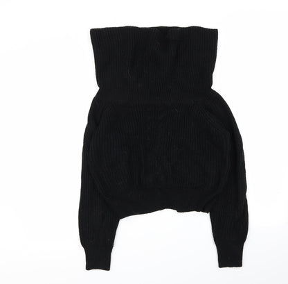 PRETTYLITTLETHING Womens Black   Pullover Jumper One Size