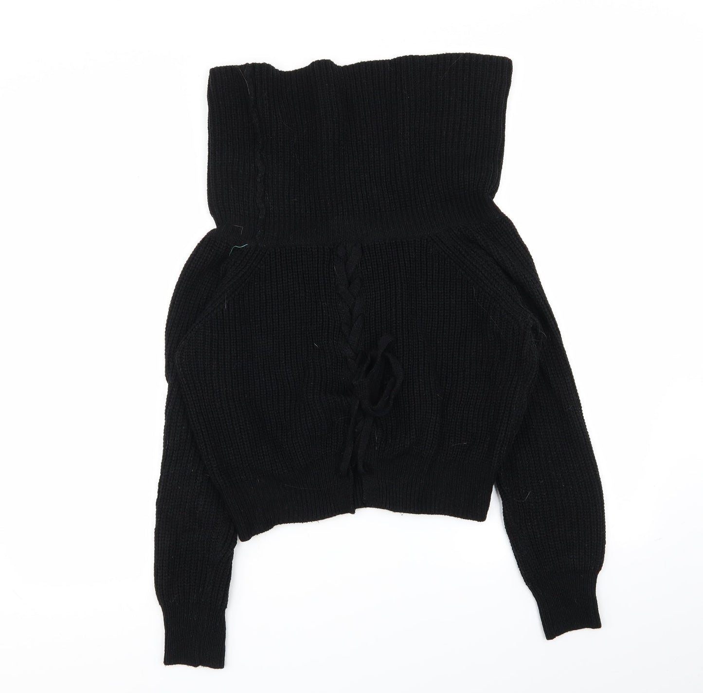PLT Womens Black   Pullover Jumper One Size