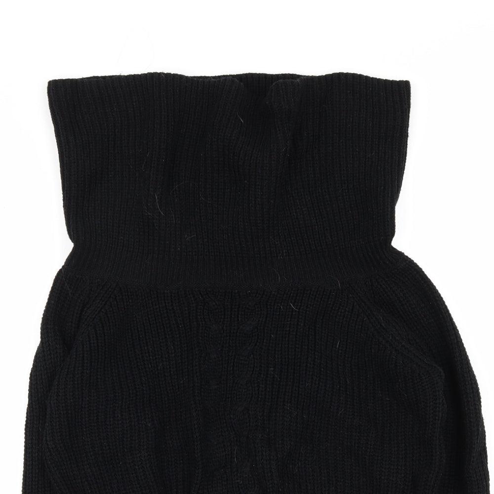 PLT Womens Black   Pullover Jumper One Size