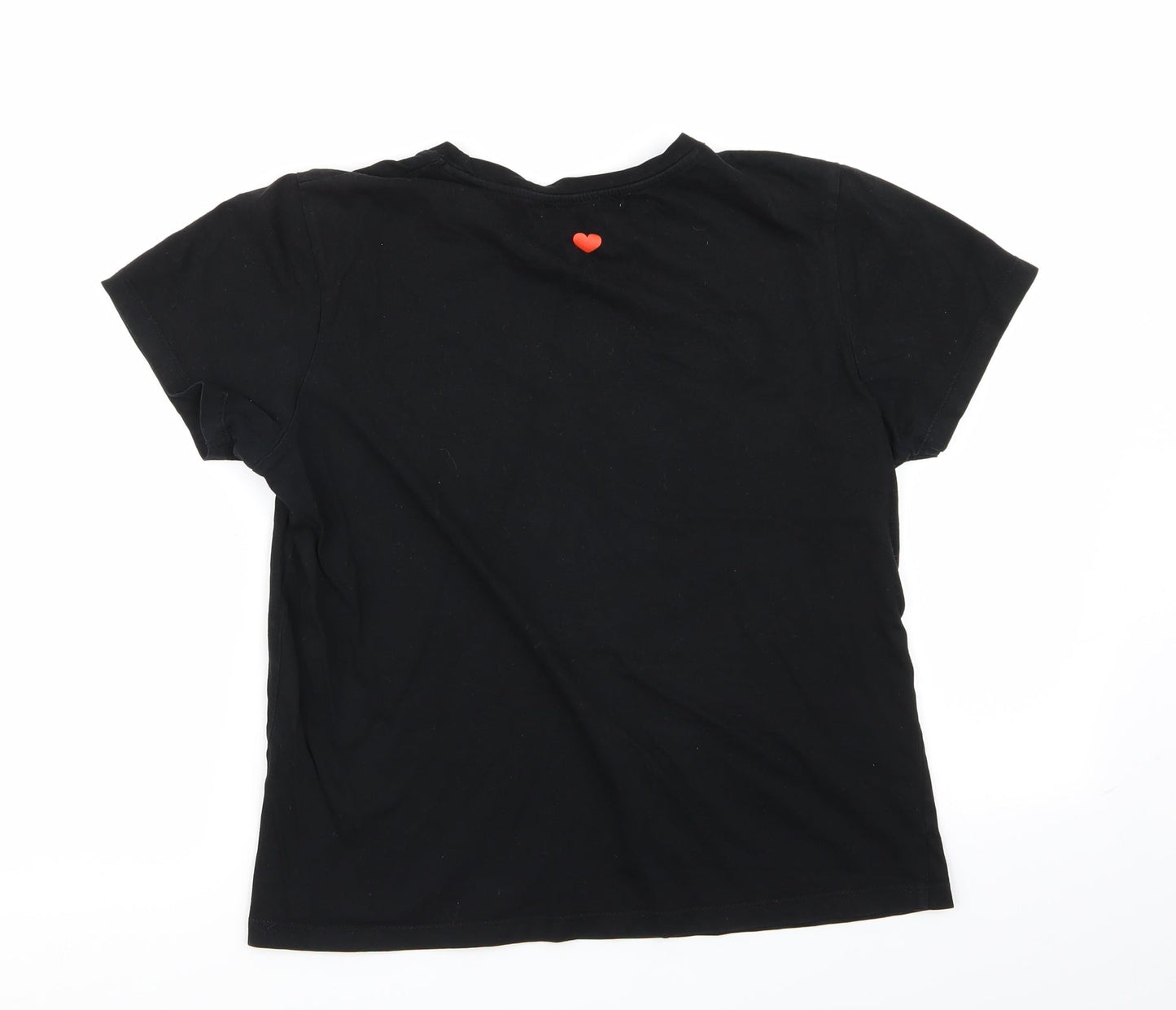 Pull&Bear Womens Black   Basic T-Shirt Size S