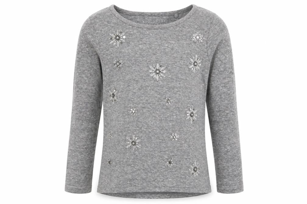 NEXT Girls Grey   Basic T-Shirt Size 6 Years
