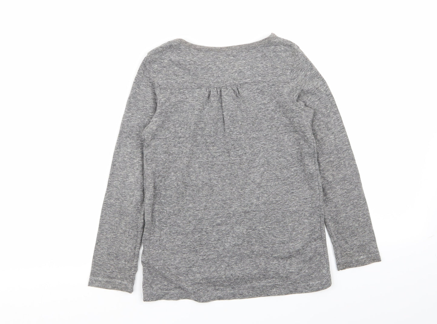 NEXT Girls Grey   Basic T-Shirt Size 6 Years