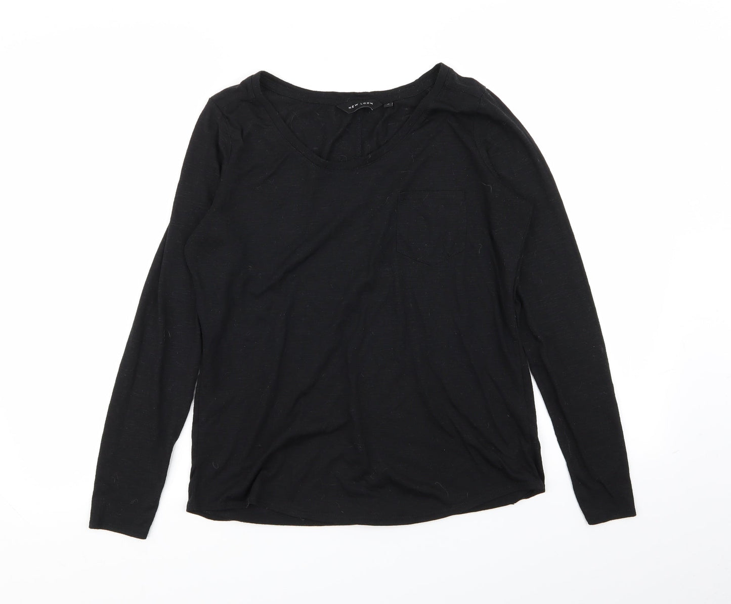 New Look Womens Black   Basic T-Shirt Size 10