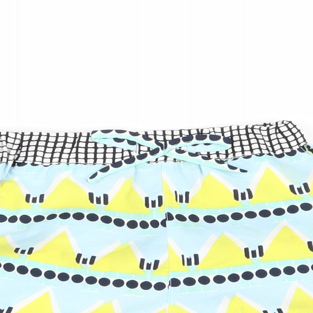 River Island Girls Multicoloured Geometric  Hot Pants Shorts Size 5 Years