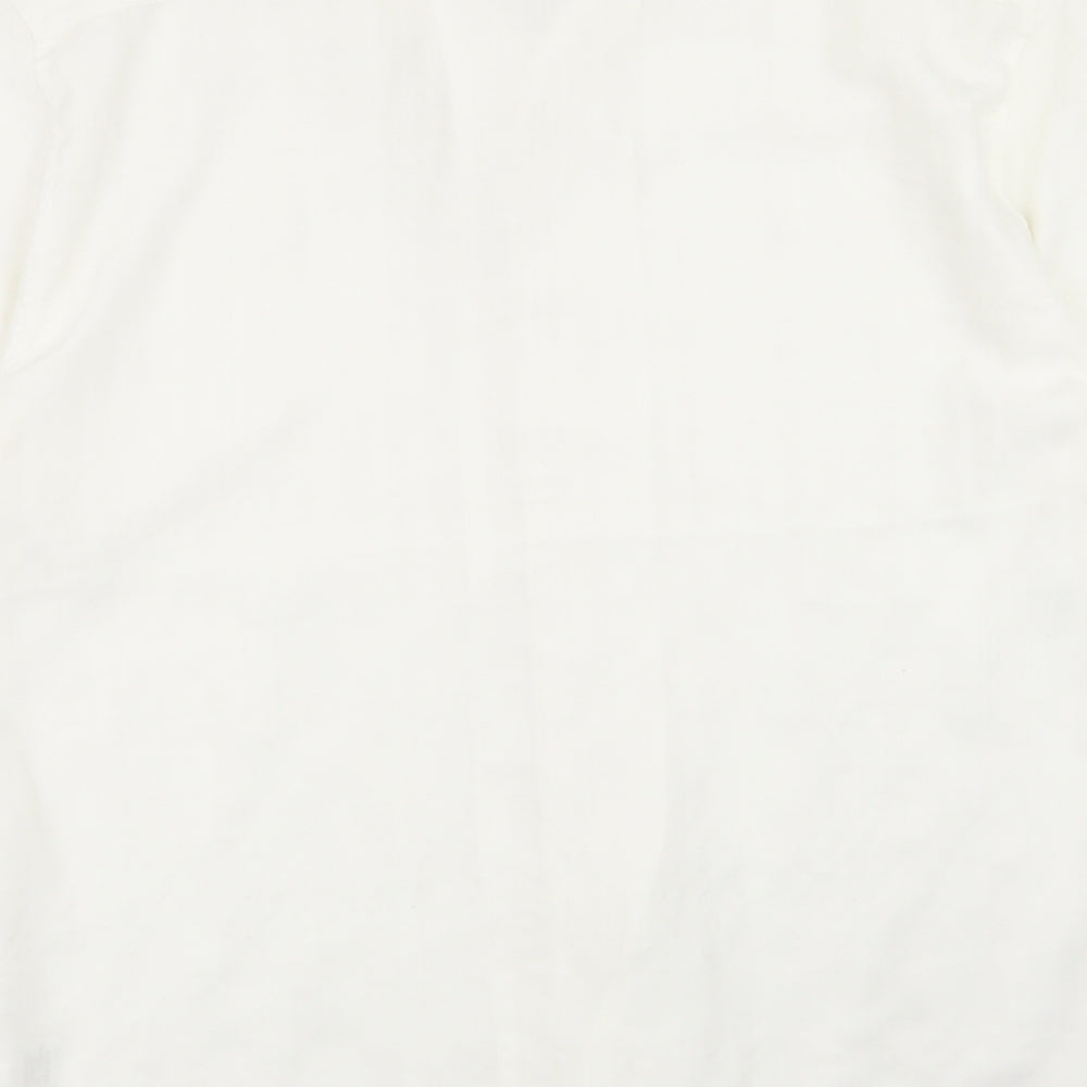 NEXT Mens White    Button-Up Size L