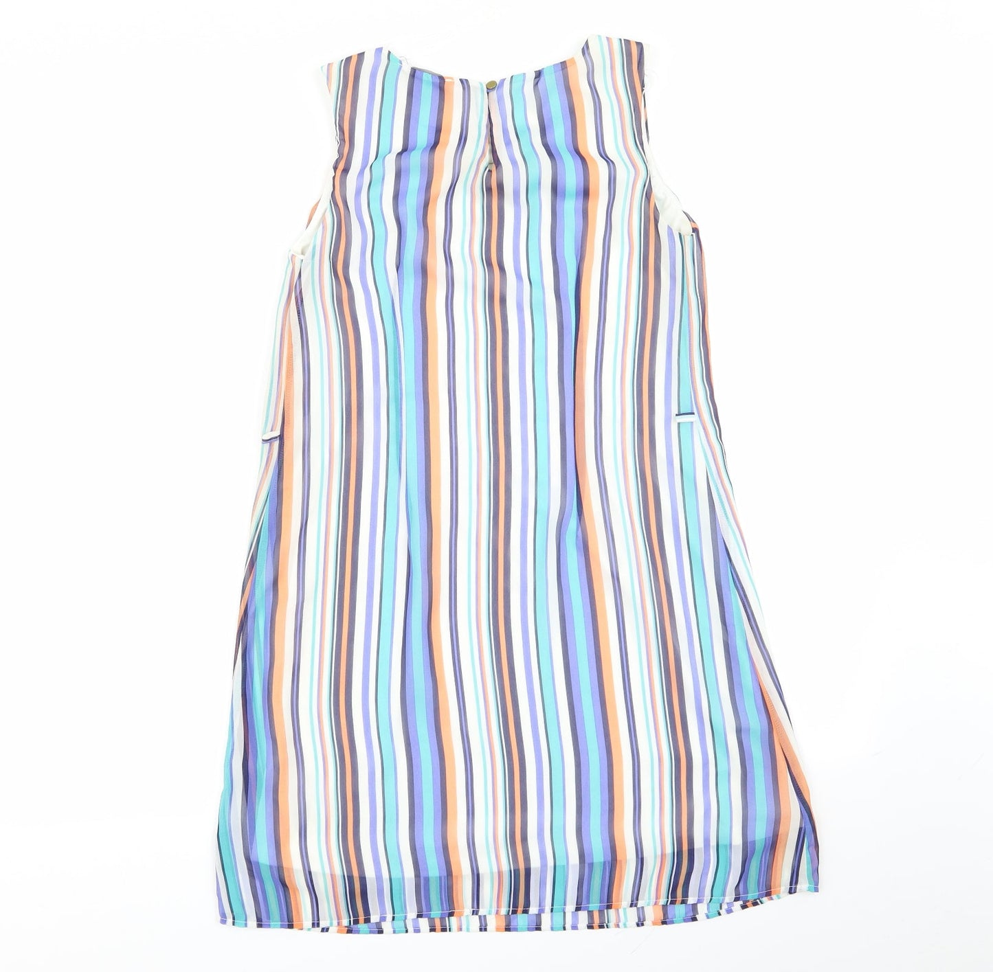 Primark Womens Multicoloured Striped  A-Line  Size 6
