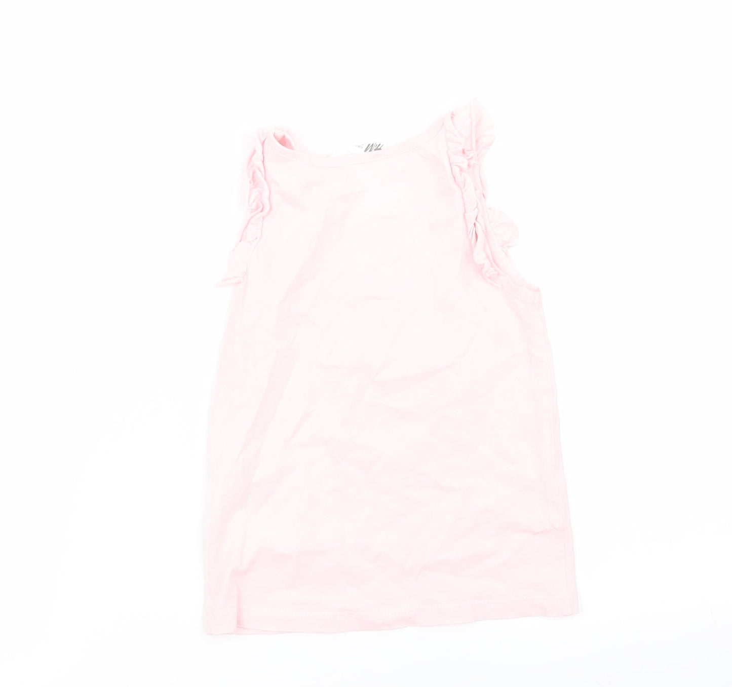 H&M Girls Pink   Basic Tank Size 3-4 Years