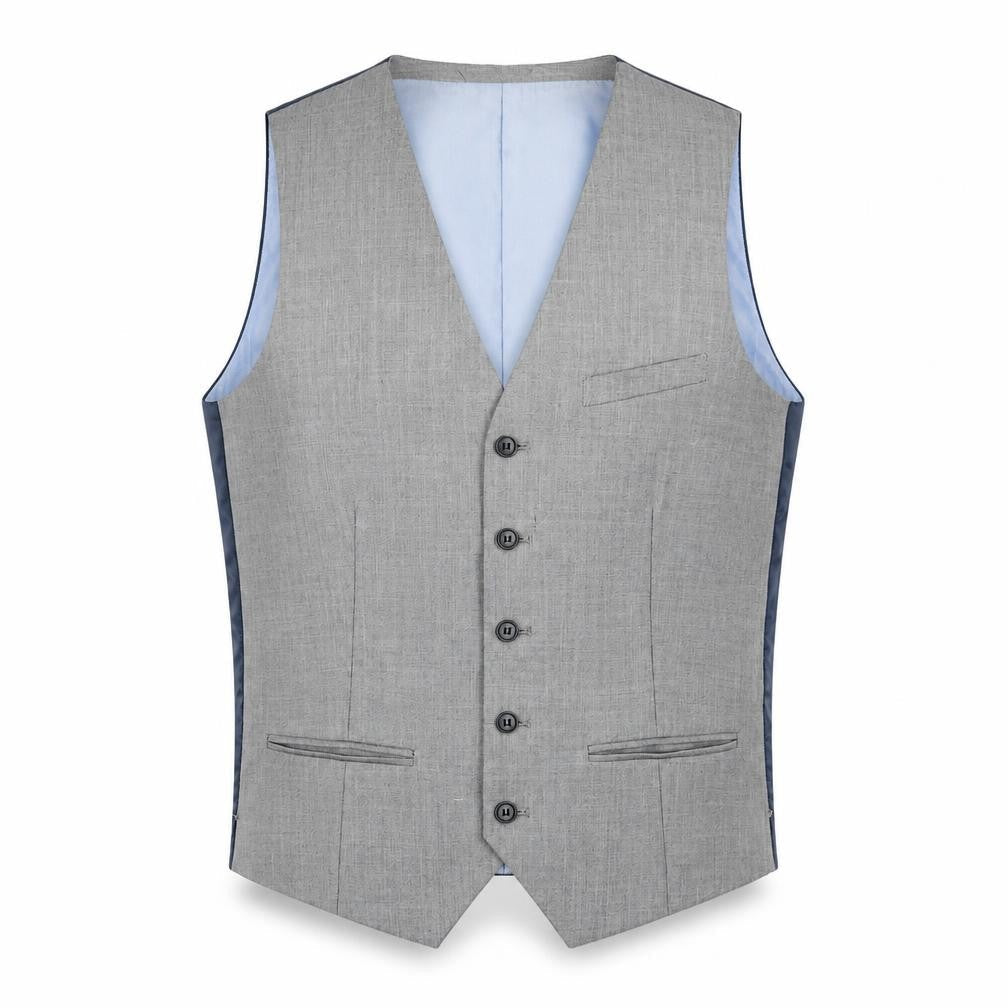 Cedarwood State Mens Multicoloured Striped Jacket Suit Waistcoat Size M