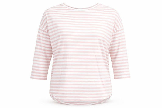 must of lovers Womens Multicoloured Striped  Basic T-Shirt Size L