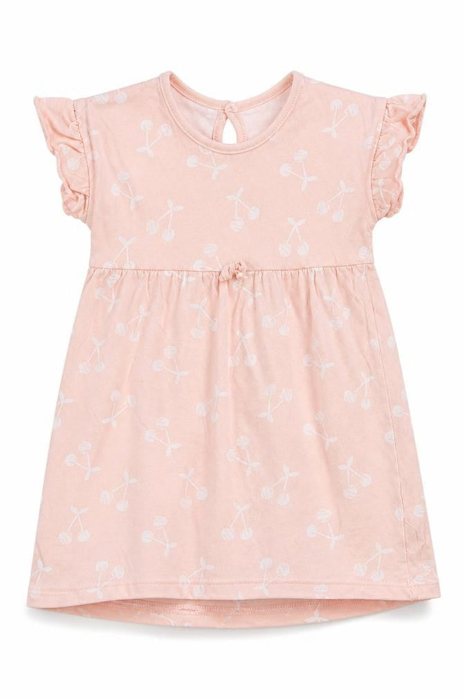 George Girls Beige   T-Shirt Dress  Size 12-18 Months