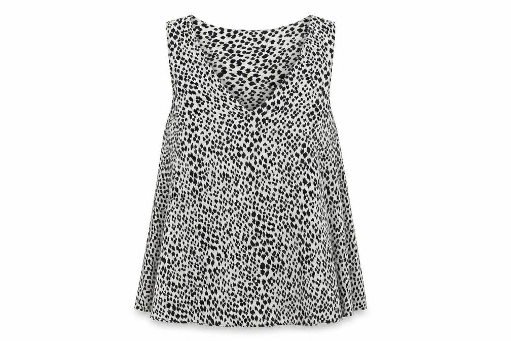 Zara Womens Multicoloured Animal Print  Basic Blouse Size S